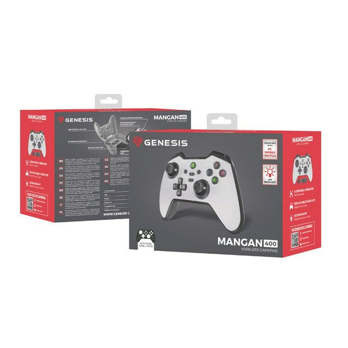 Telecomandă Jocuri Gaming Genesis Alb Negru/Alb Nintendo Switch