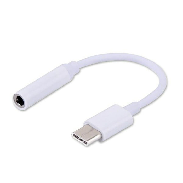Adaptor USB C la Jack 3.5 mm Savio AK-35 Alb 0,12 m