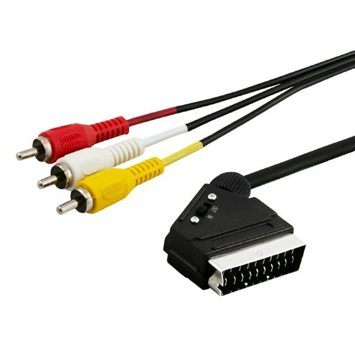 Cablu 3 x RCA la Scart Savio CL-133