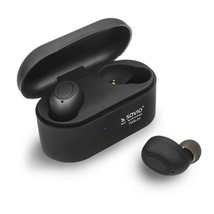 Căști in Ear Bluetooth Savio TWS-04 Negru Grafit