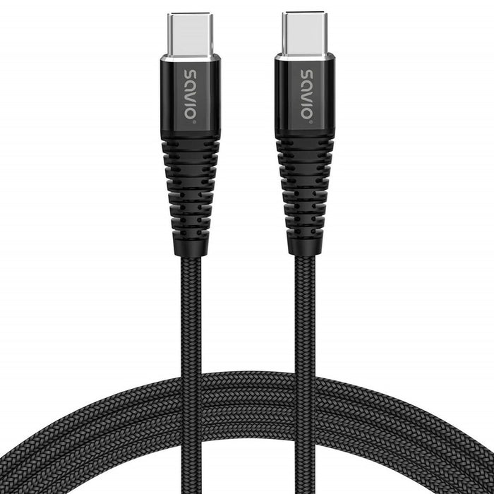 Cablu USB C Savio CL-159 Negru 1 m