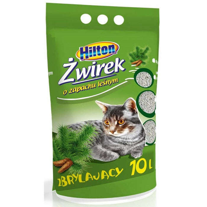 Nisip pentru pisici Hilton Pădure 10 L