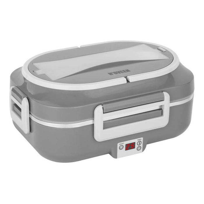 Cutie de Prânz Electrică N'oveen LB640 Gri închis Oțel inoxidabil 24 x 11 x 18,5 cm