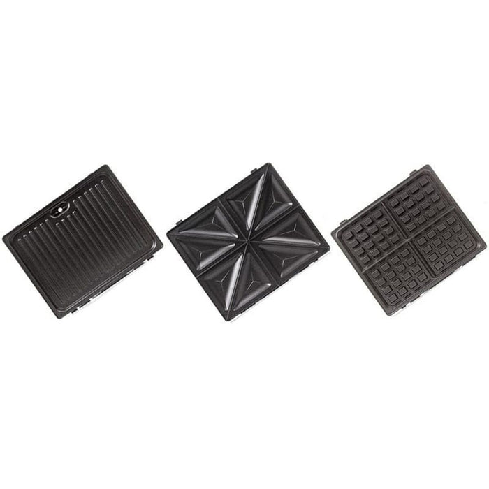 Aparat pentru Sandvișuri Ravanson OP-7050 Negru Argintiu 1200 W