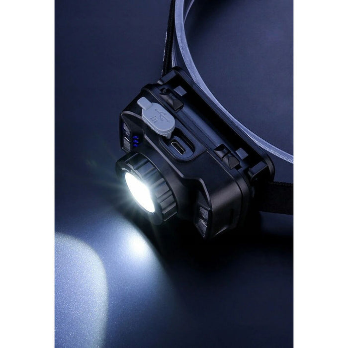 Lanternă LED pentru Cap Libox LB0106 Alb Negru 250 Lm