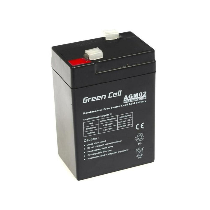 Baterie pentru Sistem de Alimentare Neîntreruptă Green Cell AGM02 4,5 AH 6 V