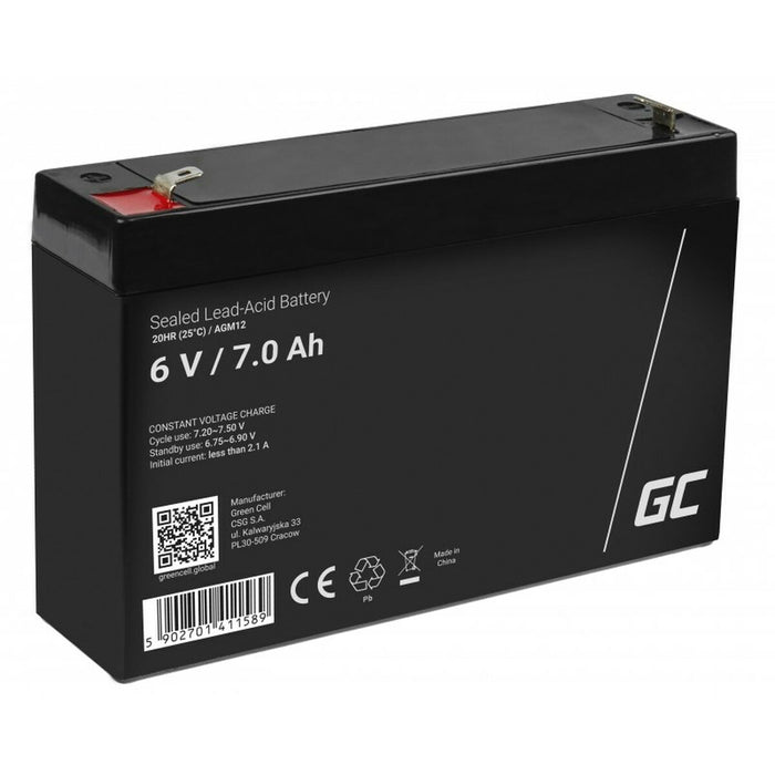 Baterie pentru Sistem de Alimentare Neîntreruptă Green Cell AGM12 7000 mAh 6 V