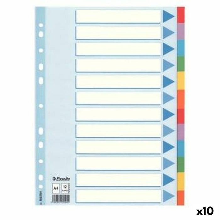 Separatoare Esselte Multicolor A4 (10 Unități)