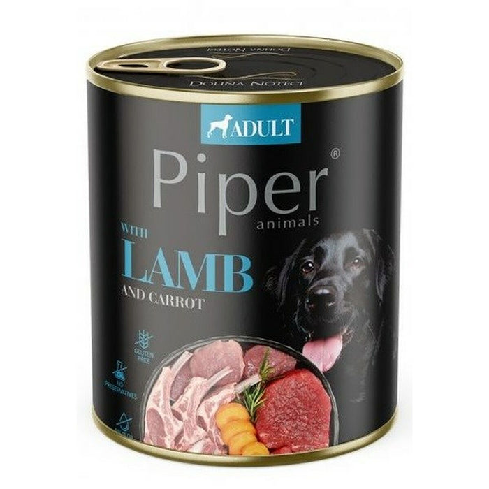 Hrană umedă Dolina Noteci Piper Lamb with carrot Carne de oaie Morcov 800 g
