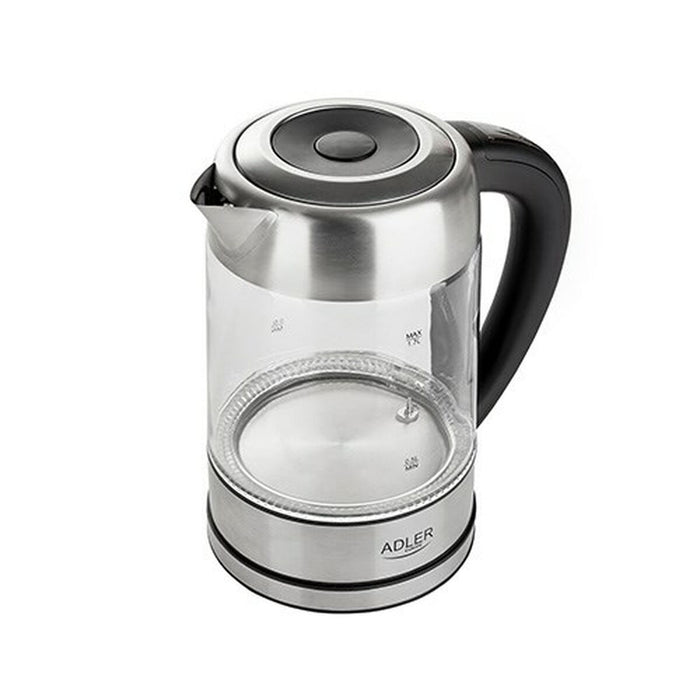 Fierbător Adler AD 1247 Geam Gri Oțel Sticlă 2200 W 1,7 L