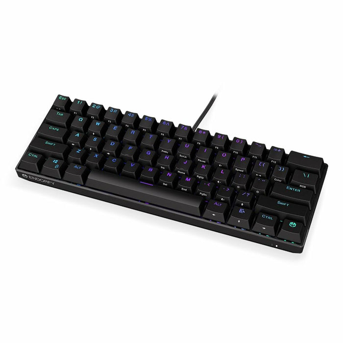 Tastatură Endorfy EY5A071 Negru Roșu