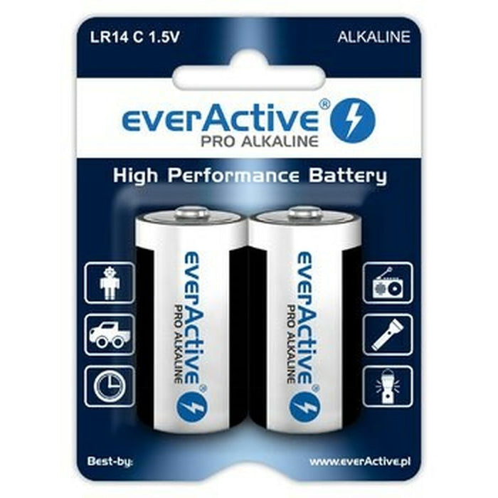 Baterii EverActive Pro LR14 C 1,5 V Tip C (2 Unități)