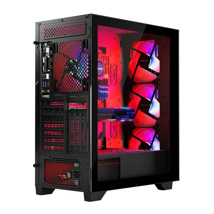 Unitate Semi-tower ATX Modecom AT-MISTRAL-MG-10-00ARGB-0002 Negru