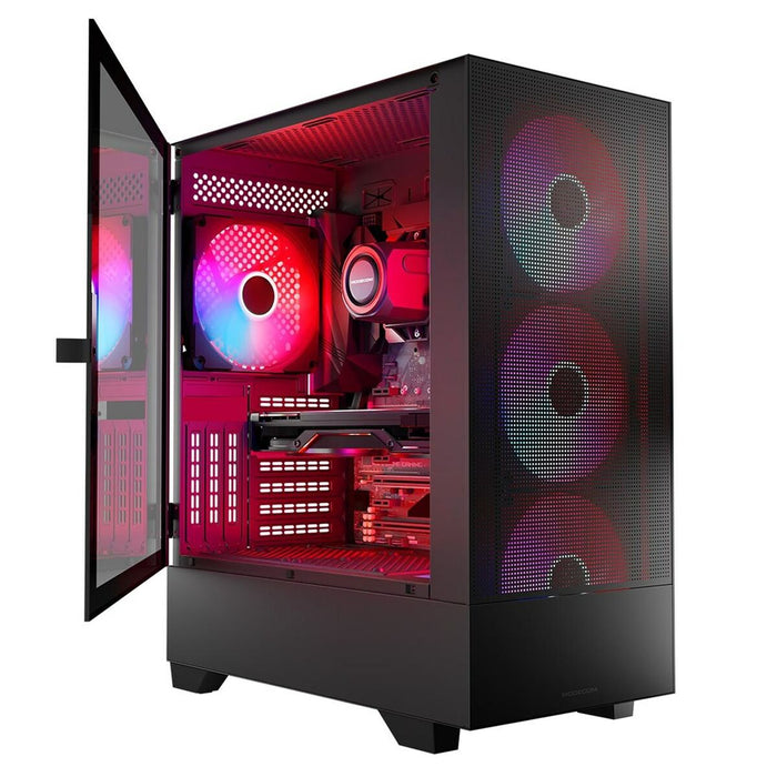 Unitate Semi-tower ATX Modecom AT-SIROCO-MG-10-00ARGB-0002 Negru