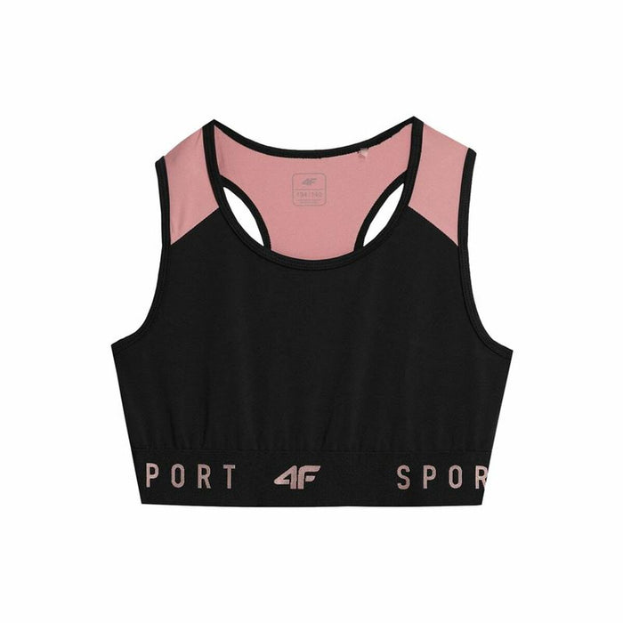 Sutien Sport 4F JTOPD001 Negru Infantil