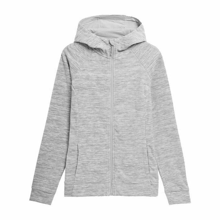 Hanorac cu Glugă Femei 4F Fleece Gri