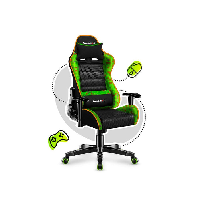 Scaun Gaming Huzaro HZ-Ranger 6.0 Pixel Mesh Negru/Albastru
