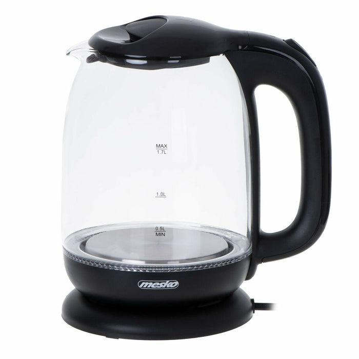 Fierbător Adler MS 1302b Negru Transparent 2200 W 1,7 L