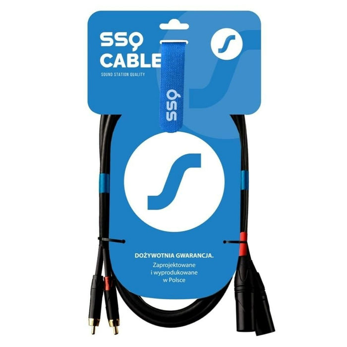 Cablu XLR Sound station quality (SSQ) SS-1818 Negru 2 m