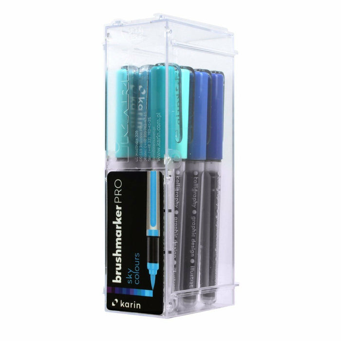 Set de Carioci Karin Brushmarker Pro - Sky Colours 12 Piese