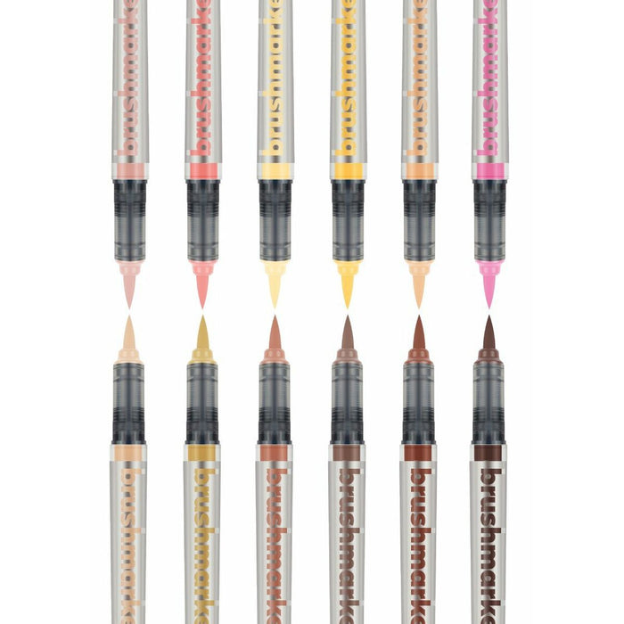 Set de Carioci Karin Brushmarker Pro - Skin Colours 12 Piese