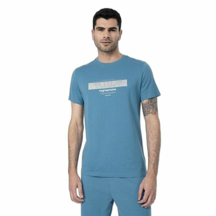 Tricou cu Mânecă Scurtă Bărbați 4F M304 Albastru Indigo