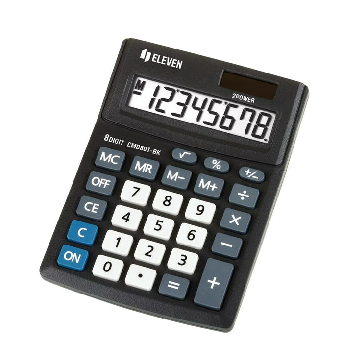 Calculator Eleven CMB801BK Negru Plastic 10,2 x 3,1 x 13,7 cm
