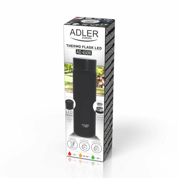 Termos Adler AD 4506bk Negru 470 ml Oțel inoxidabil