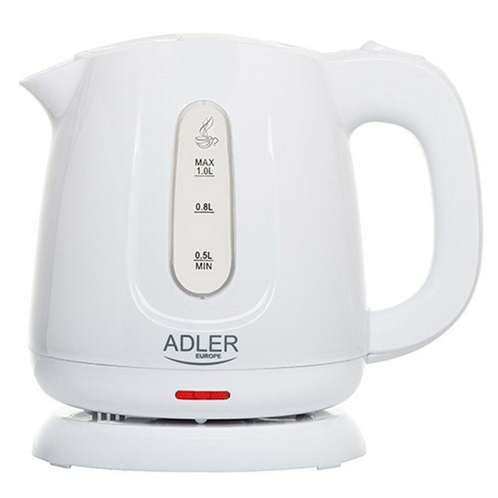 Fierbător Adler AD 1373 Alb Argintiu Oțel 800 W 850 W 600 ml