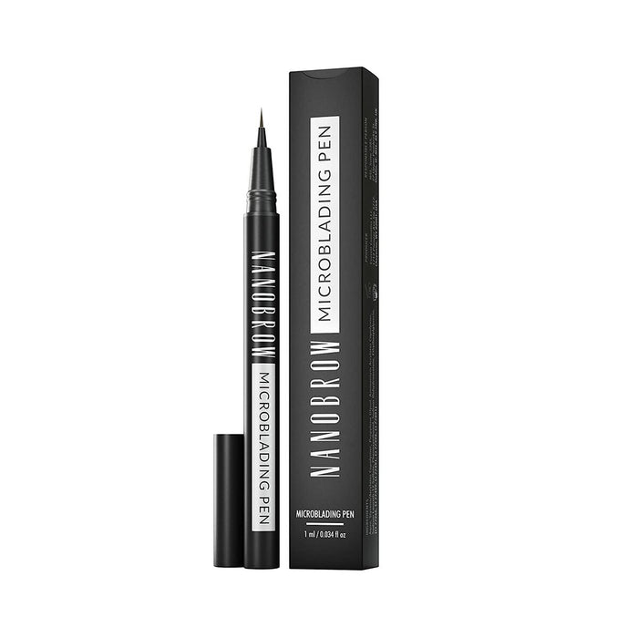Creion de Sprâncene Nanobrow Microblading Pen Dark Brown 1 ml