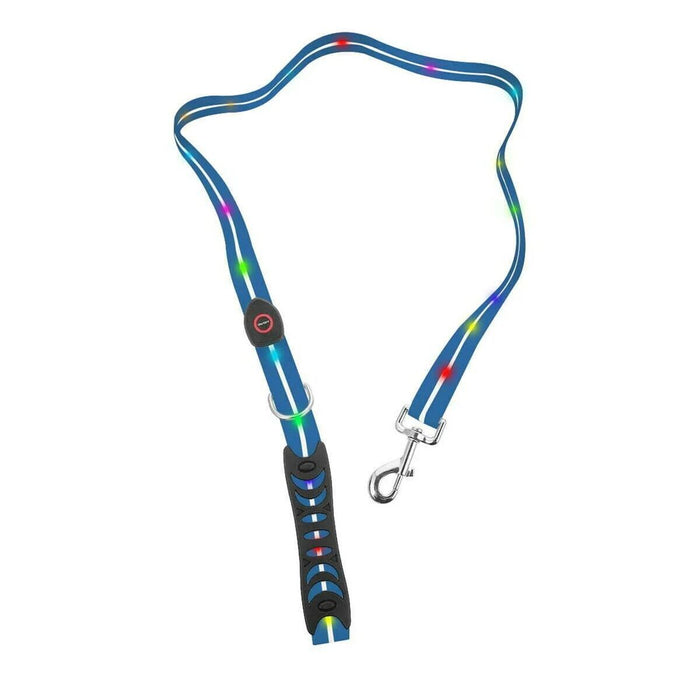 Lesă pentru câine Doggy Village MT7118 Albastru 1,2 m Lumină LED