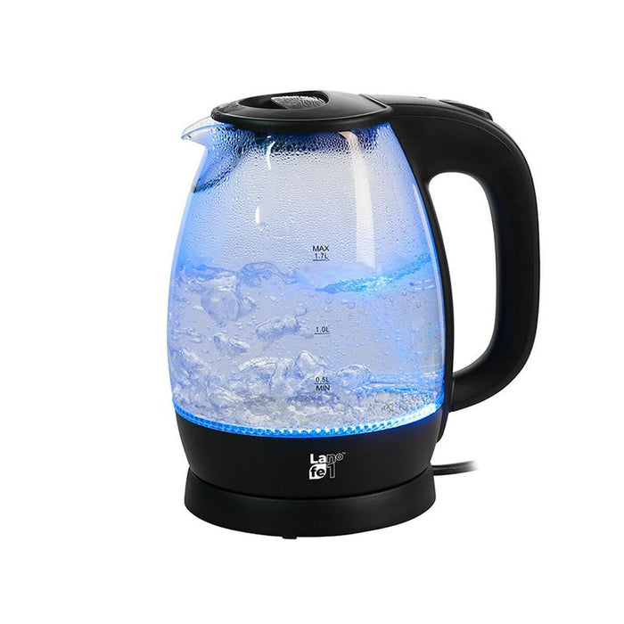 Fierbător Lafe CEG012.2 Negru Sticlă Plastic 2200 W 1,7 L