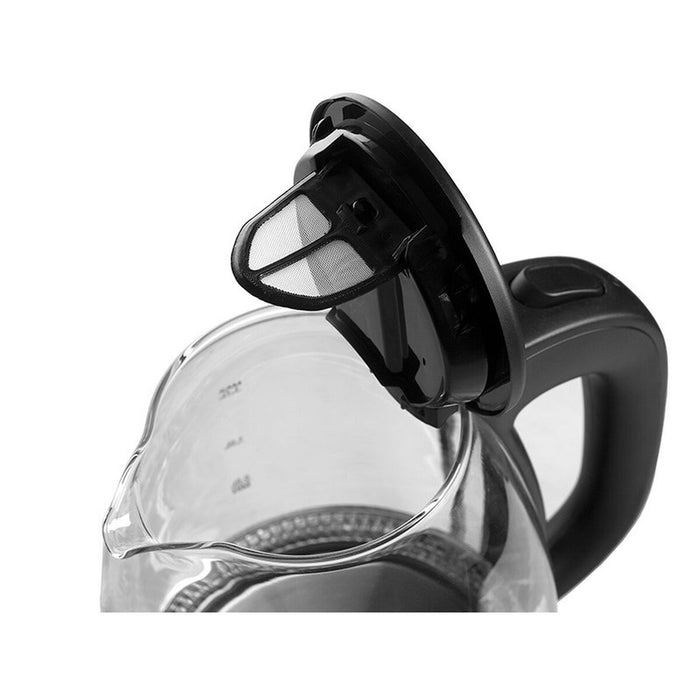 Fierbător Lafe CEG012.2 Negru Sticlă Plastic 2200 W 1,7 L