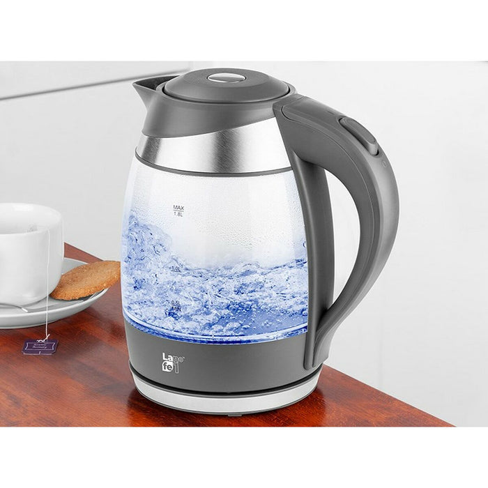 Fierbător Lafe CEG016 Gri Sticlă Plastic 2200 W 1,7 L