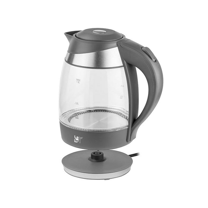 Fierbător Lafe CEG016 Gri Sticlă Plastic 2200 W 1,7 L