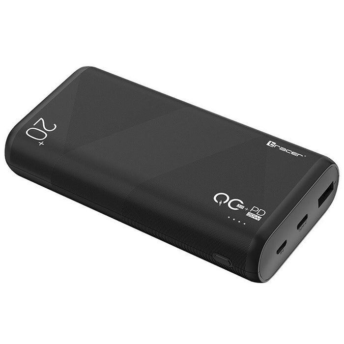 Power Bank Tracer AMOS Negru 20000 mAh