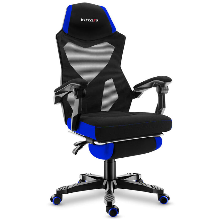 Scaun Gaming Huzaro Combat 3.0 Albastru Negru Negru/Albastru