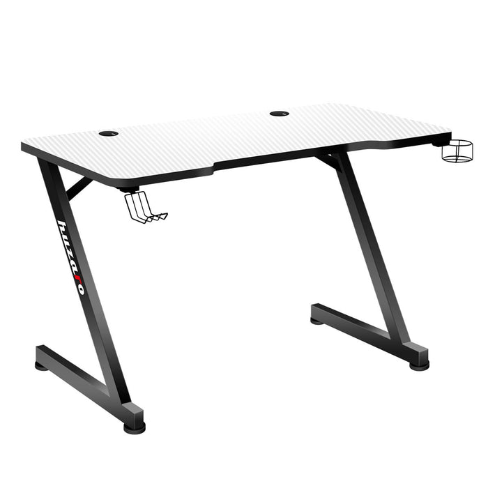 Birou Huzaro Hero 2.5 Alb Negru Aluminiu 120 x 60 cm