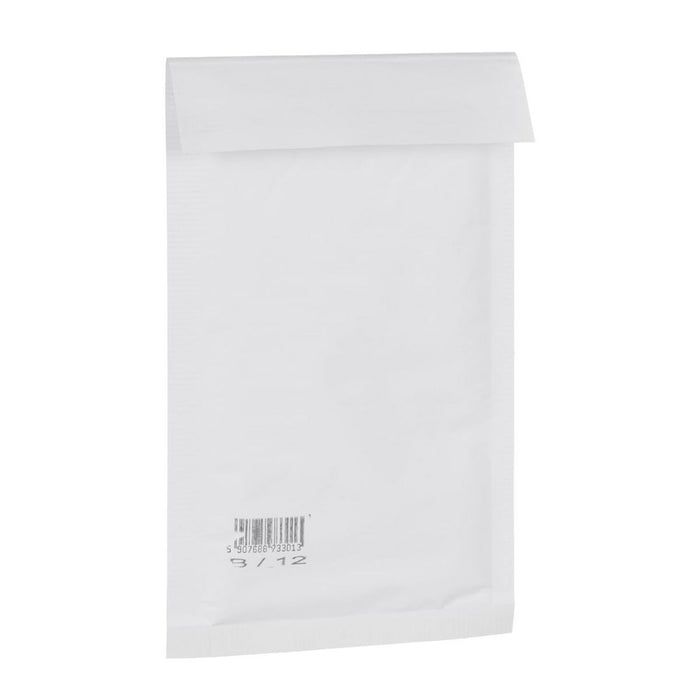 Plic Nc System B12 Căptușit 12 x 22 cm 200 Piese Alb