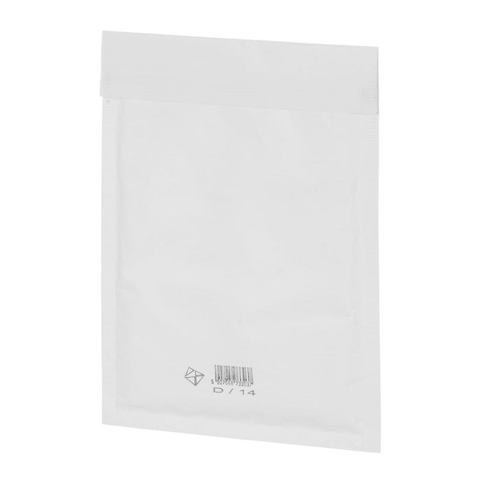 Plic Nc System D14 Căptușit 18 x 26 cm 100 Piese Alb