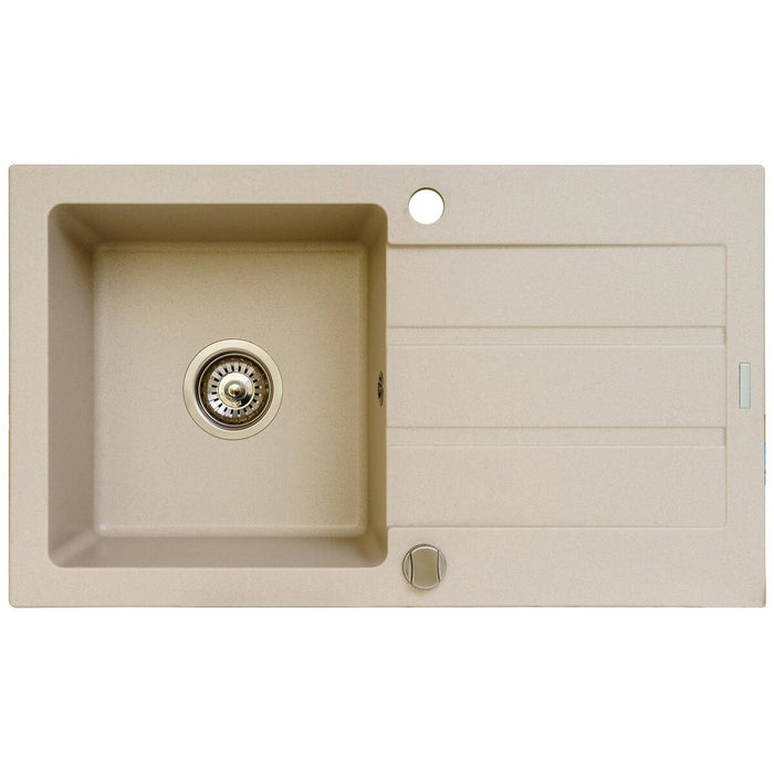 Chiuvetă cu O Cuvă Maidsinks 76 x 44 cm Bej