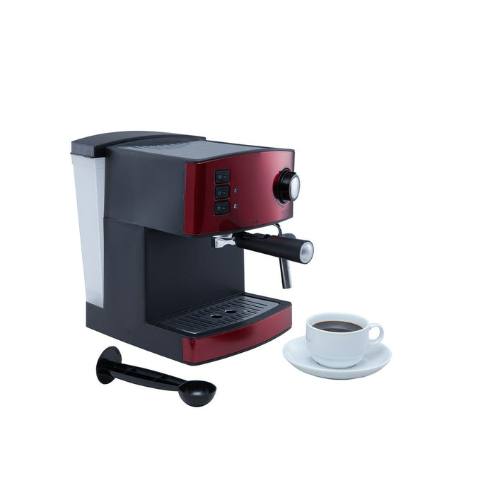 Cafetieră Express cu Braț Adler AD 4404r Negru Roșu Argintiu 1,6 L