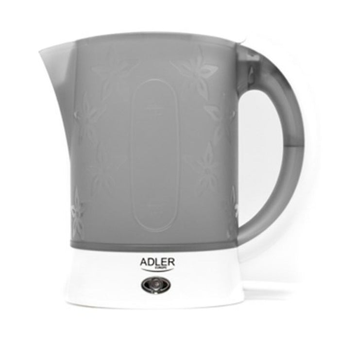 Fierbător Adler AD 1268 Alb Gri Plastic 600 W 0,6 L