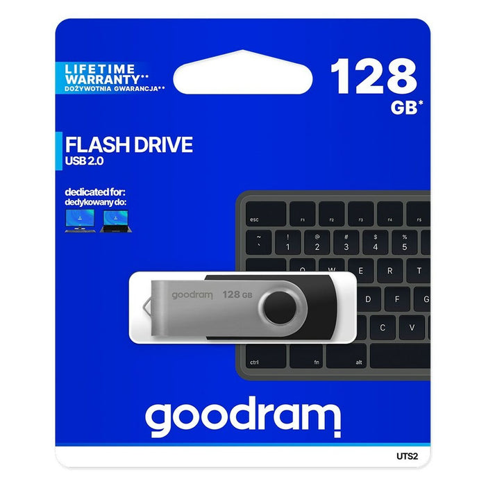 Memorie USB GoodRam UTS2-1280K0R11 Negru/Argintiu 128 GB