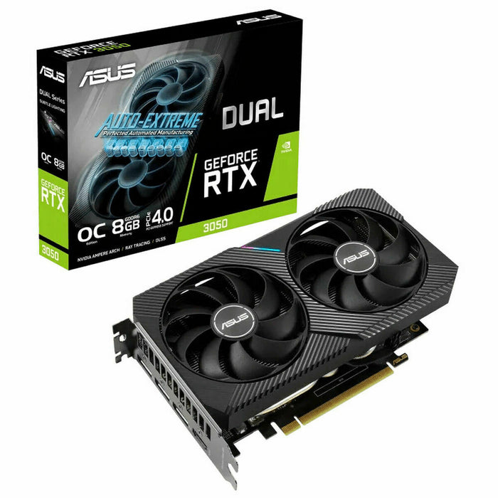 Placă Grafică Asus GeForce RTX 3050 OC Edition 8GB Nvidia GeForce RTX 3050 GDDR6 8 GB