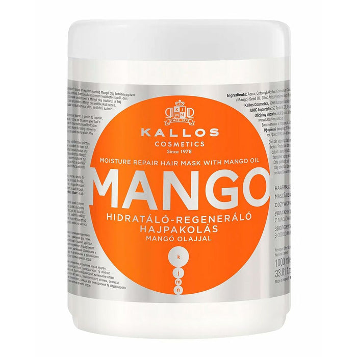 Mască Capilară Reparatoare Kallos Cosmetics Mango 1 L