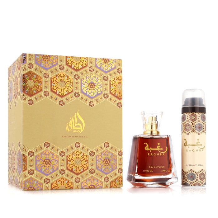 Set de Parfum Unisex Lattafa Raghba EDP 2 Piese