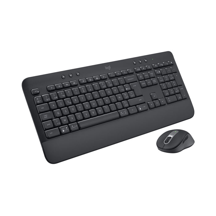 Tastatură și Mouse Fără Fir Logitech 920-011001 Negru Azerty Franceză