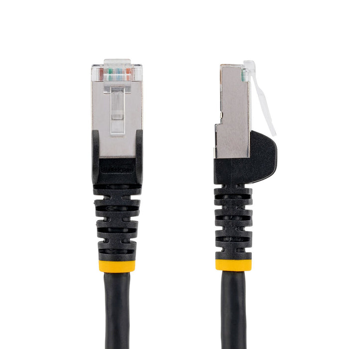 Cablu de Rețea Rigid UTP Categoria 6 Startech NLBK-1M-CAT6A-PATCH Negru 1 m