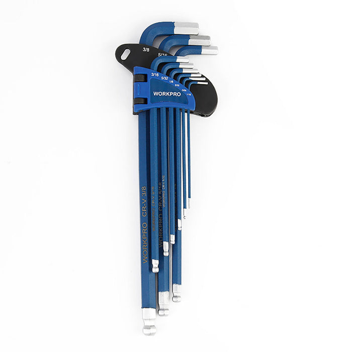 Set de chei Inbus Workpro Lung 9 Piese